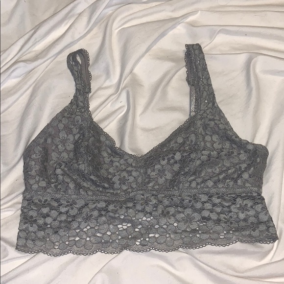 aerie Other - gray longline aerie bralette